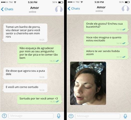Zapzap namorada puta querendo chupar pau do amigo do serviço