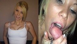 Video coroa loira pagou boquete e tomou gozada na boca